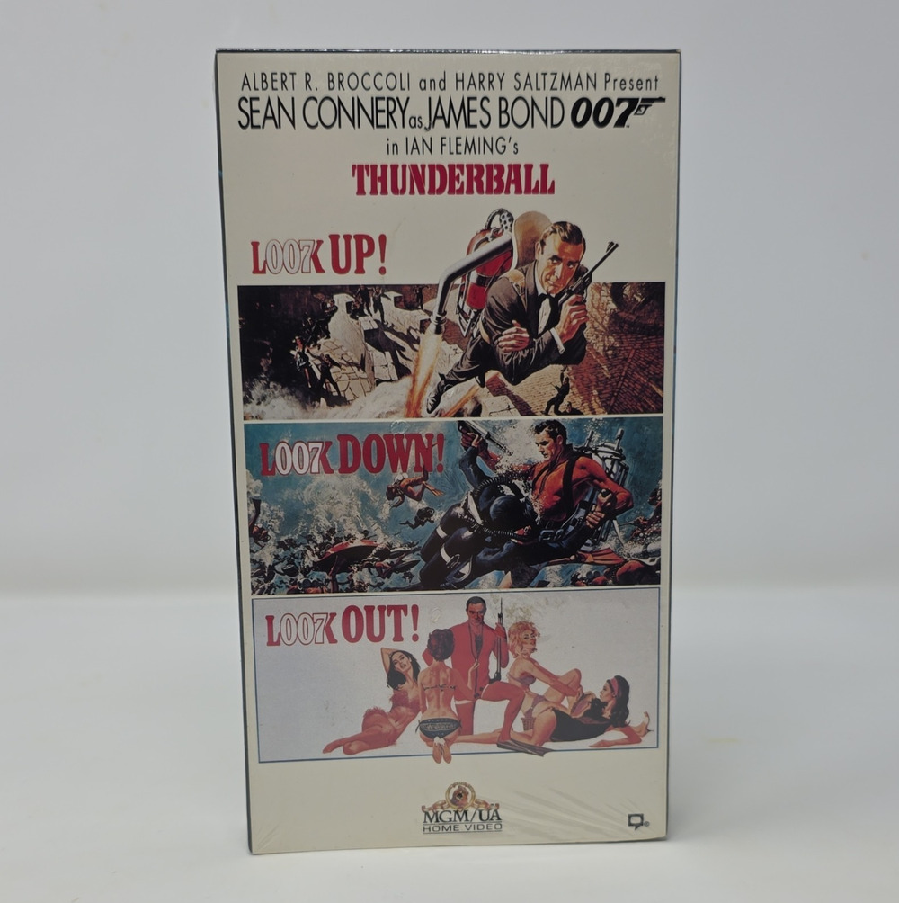 MGM/UA Home Video Thunderball VHS 1965 NTSC PG Full Screen English Connery